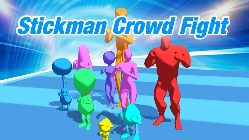 Stickmen Crowd Fight