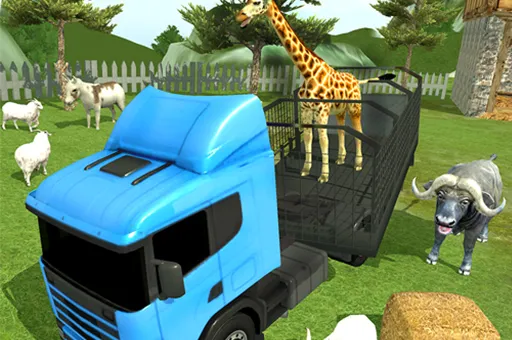 Farm Animal Transport Truck Game