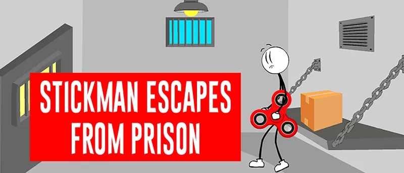 Stickman escapes from prison