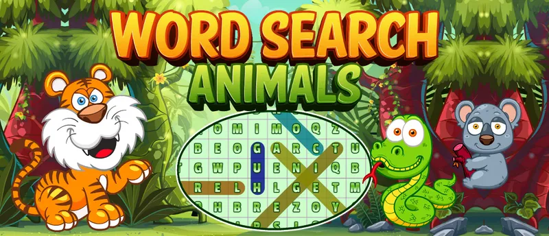 Word Search Animals