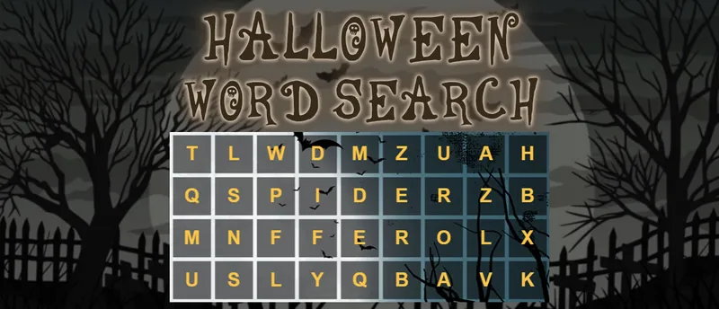 Halloween Word Search