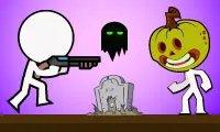 Stickman Halloween Survive