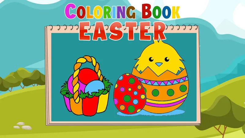 Coloring Book Easter