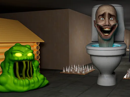 Toilet Monster Attack Sim 3D