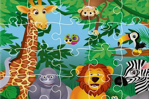 King of Jungle Jigsaw