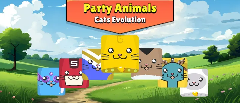 Party Animals Cats Evolution