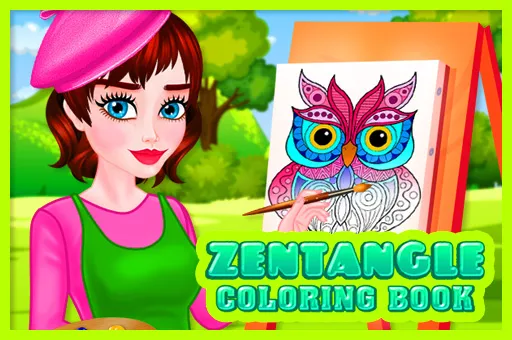 Zentangle Coloring Book