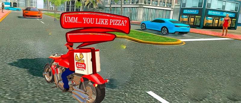 PIZZA DELIVERY BOY SIMULATION GAME