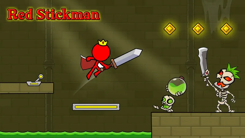 Red Stickman: Fighting Stick