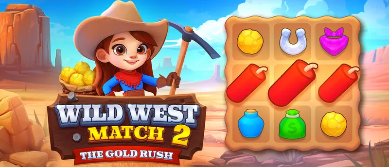 Wild West Match 2: The Gold Rush