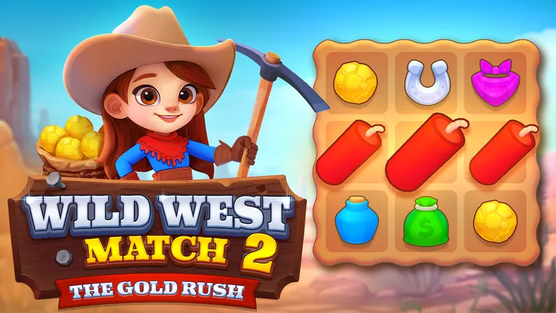 Wild West Match 2: The Gold Rush