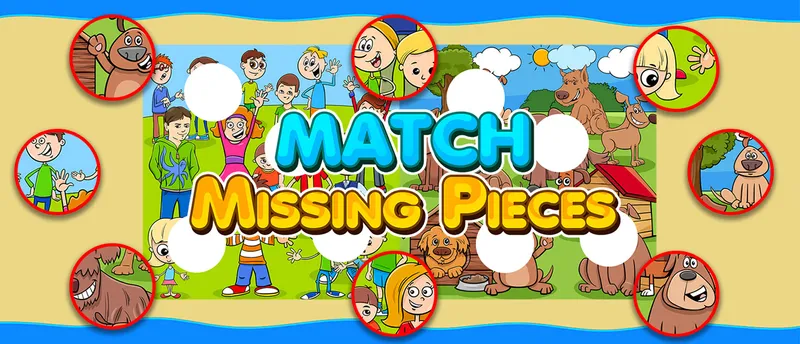 Match Missing Pieces Kids Educational Game