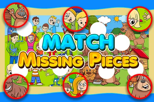 Match Missing Pieces Kids Educational Game