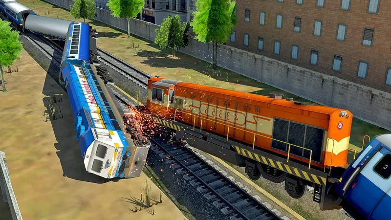 Uphill Mountain Passenger Train Simulator