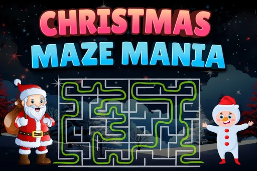 Christmas Maze Mania