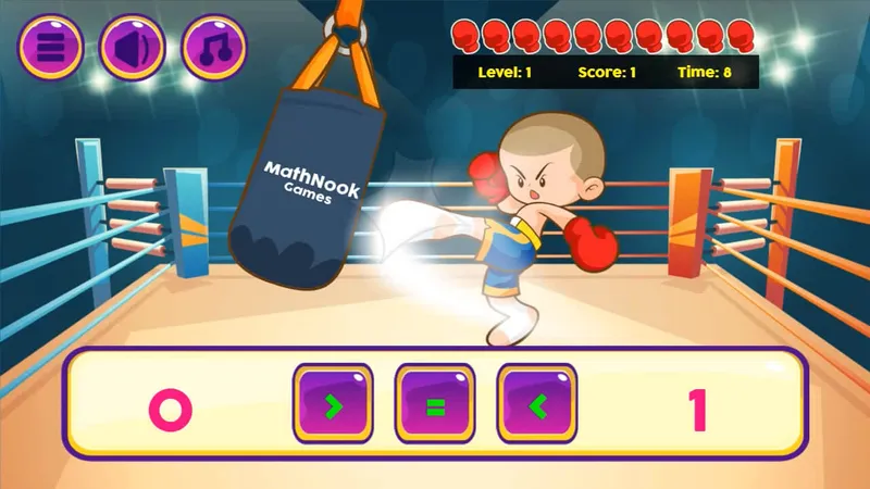 Math Boxing Comparison