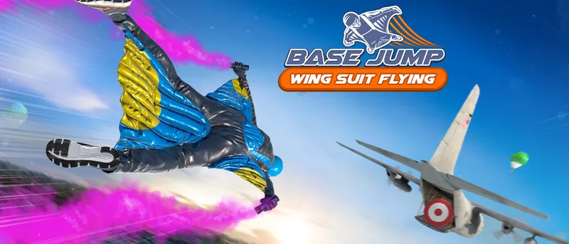 Base Jump Wingsuit Flying