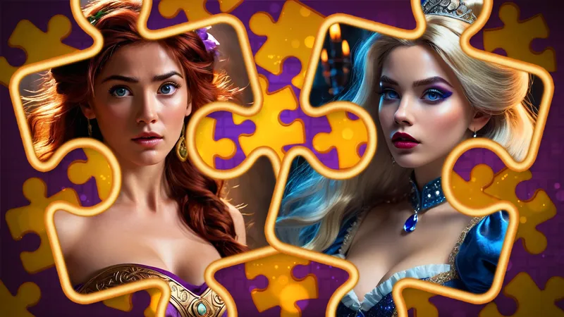 Incredible Princesses and Villains Puzzle