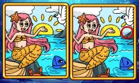 Mermaids Spot The Differences