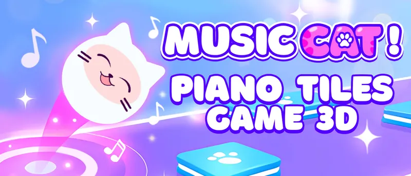 Music Cat! Piano Tiles Game 3D