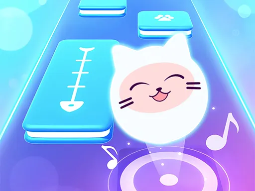 Music Cat! Piano Tiles Game 3D