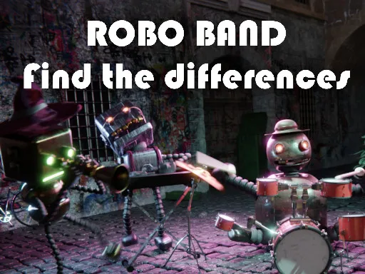 Robot Band - Find the Differences