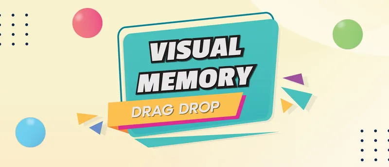 Visual Memory Drag Drop